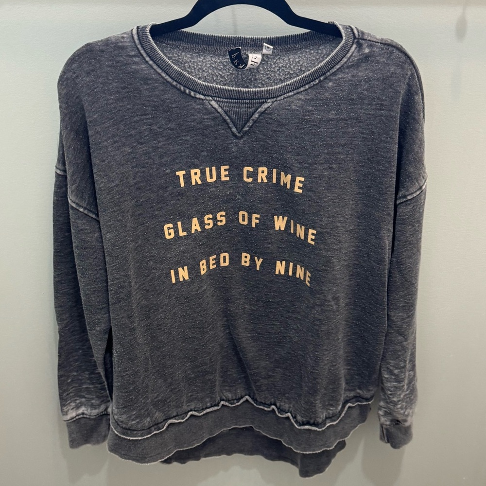 Friday + Saturday The skinny crewneck